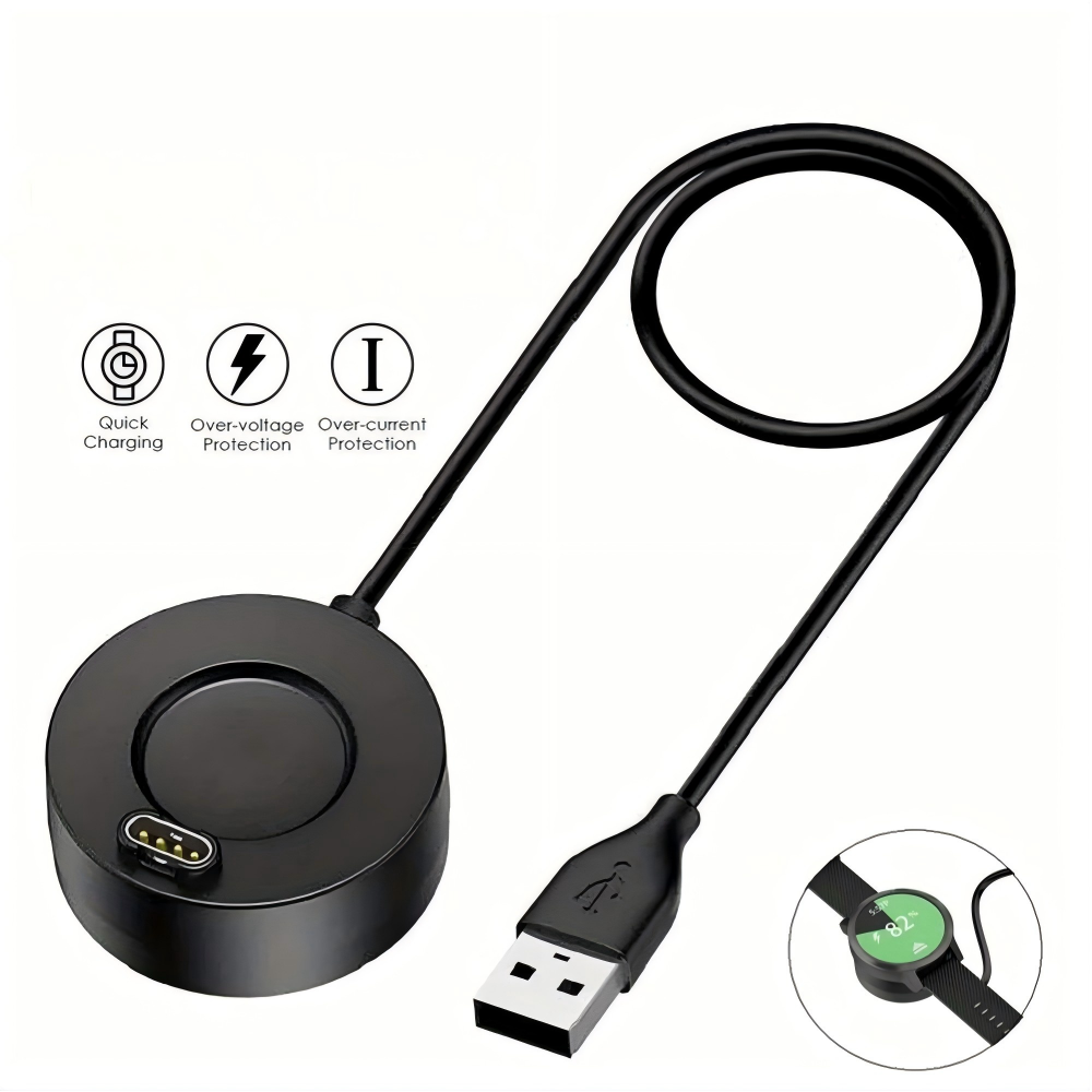 USB-Ladestation für Garmin Vivoactive 3/4/4S Fenix 5S/5X/6S/6X Venu 2/2S - Schnelles Laden, Langlebiges Kabel, Smartwatch-Ladestation