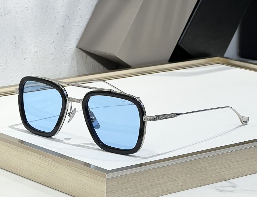 Top lunettes de soleil de haute qualité pour hommes titane ADITA FLIGHT 006 TAILLE 52-22-144 Style lunettes de soleil design de mode pour femmes avec boîte