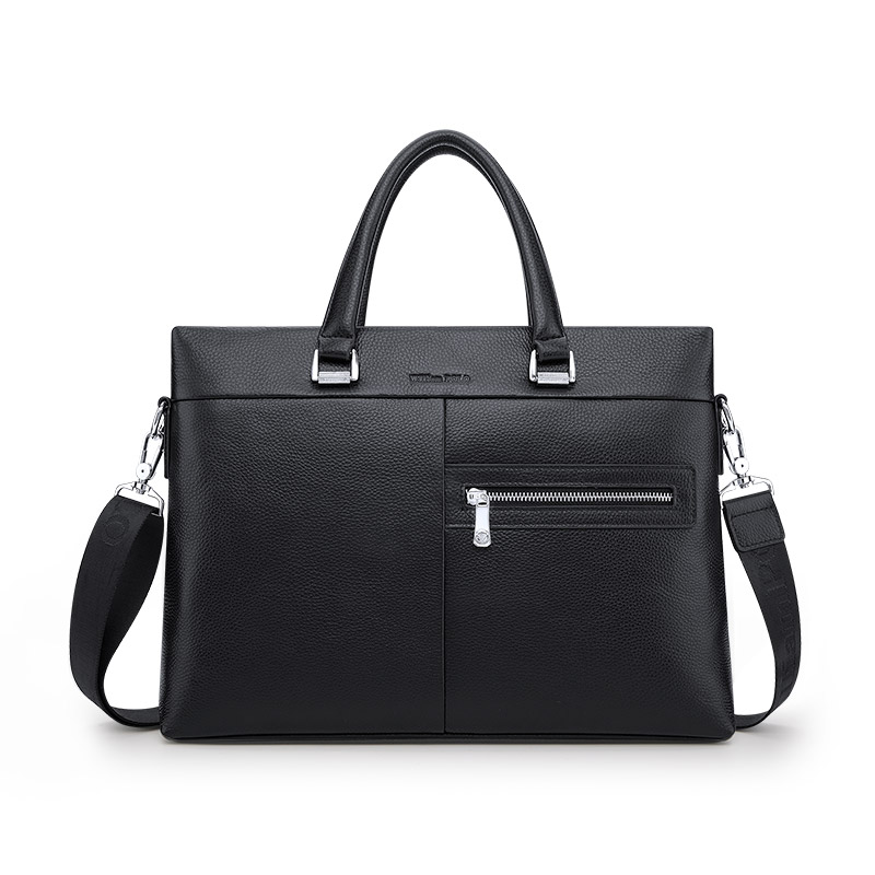 Modische Aktentasche aus Leder, Business-Rucksack für Herren, personalisierte Laptoptasche