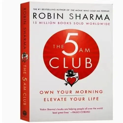 ロビンシャルマによる午前5のクラブ,英語の本,あなたの朝を所有し,あなたの人生を向上させましょう