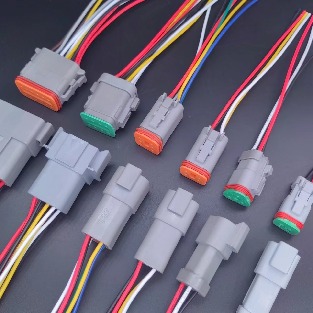 Conector BOX DT 2/3/4/6/8/12 de 1.5 MM, Conector de Cable Automotriz Impermeable, Kit Alemán, Enchufe y Conector Macho y Hembra