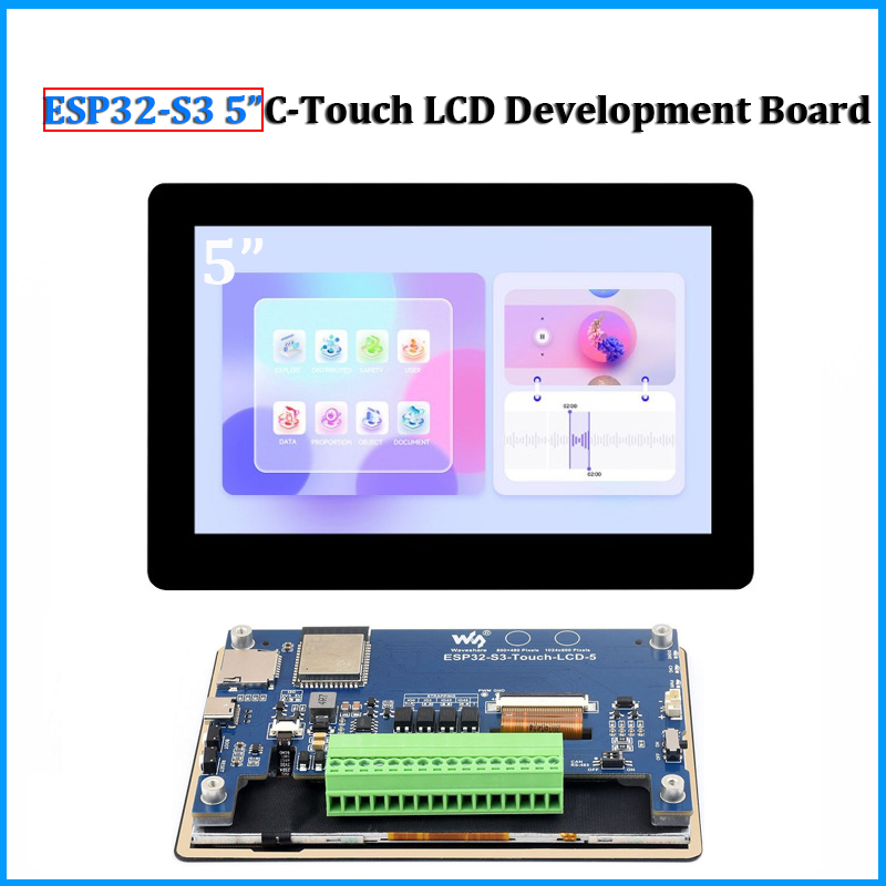 ESP32-S3 5 Zoll IPS Touch Scren LCD Display Development Board LX7 Dual-Core Prozessor ESP32 Display für Arduino IDE/VSCode