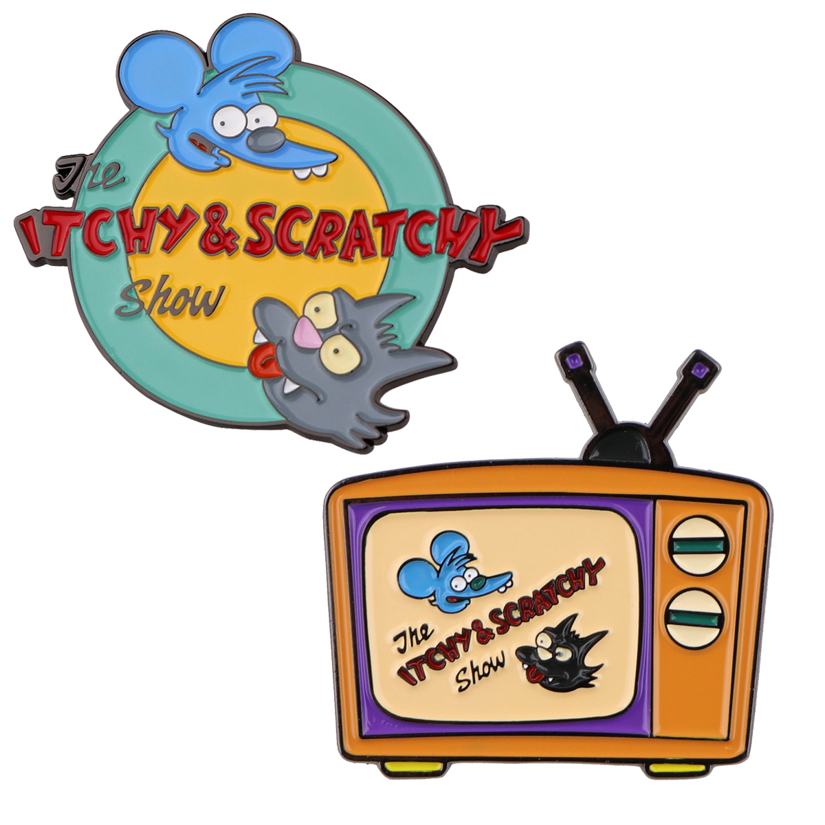 Broches en émail chat et souris drôles pour femmes, épinglettes, badge sur sac à dos, accessoires de costume, bijoux fantaisie, cadeaux