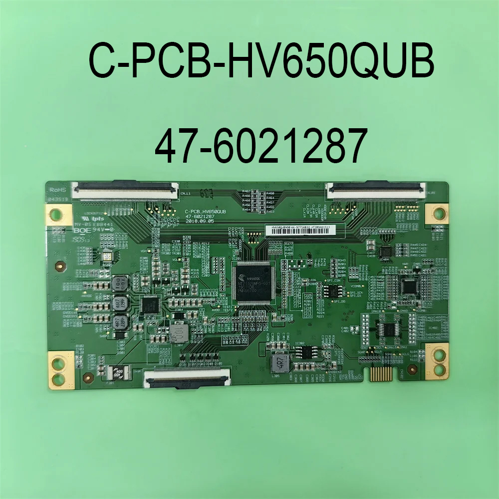 テレビ用のオリジナルT-CONロジックボード,C-PCB-HV650QUB, 47-6021287,hv650qubn90,44-97714830, L65M5-4X,65ul2063db,65u2963db