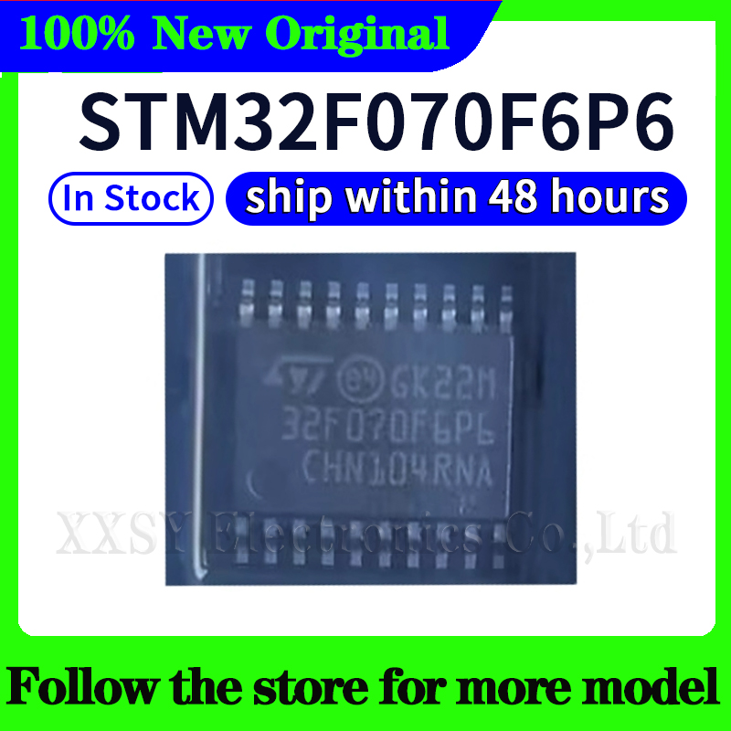 STM32F070F6P6  In stock 48 hours ship