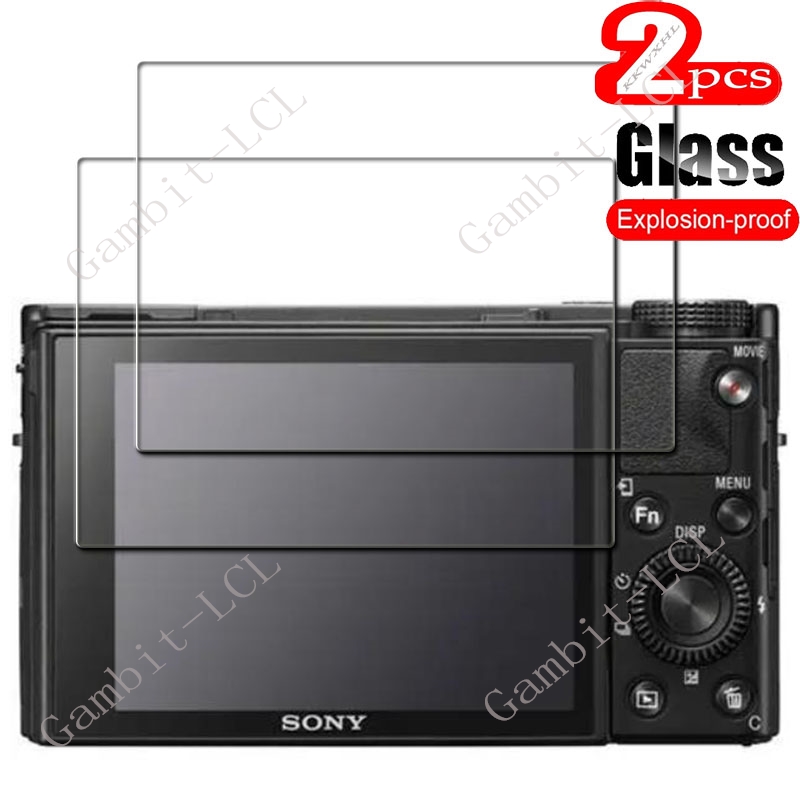 2 Buah Kaca Tempered untuk Sony RX100II RX100III RX100IV RX100V RX100VI RX100VII RX100 Penutup Film Pelindung Layar Tampilan Kamera