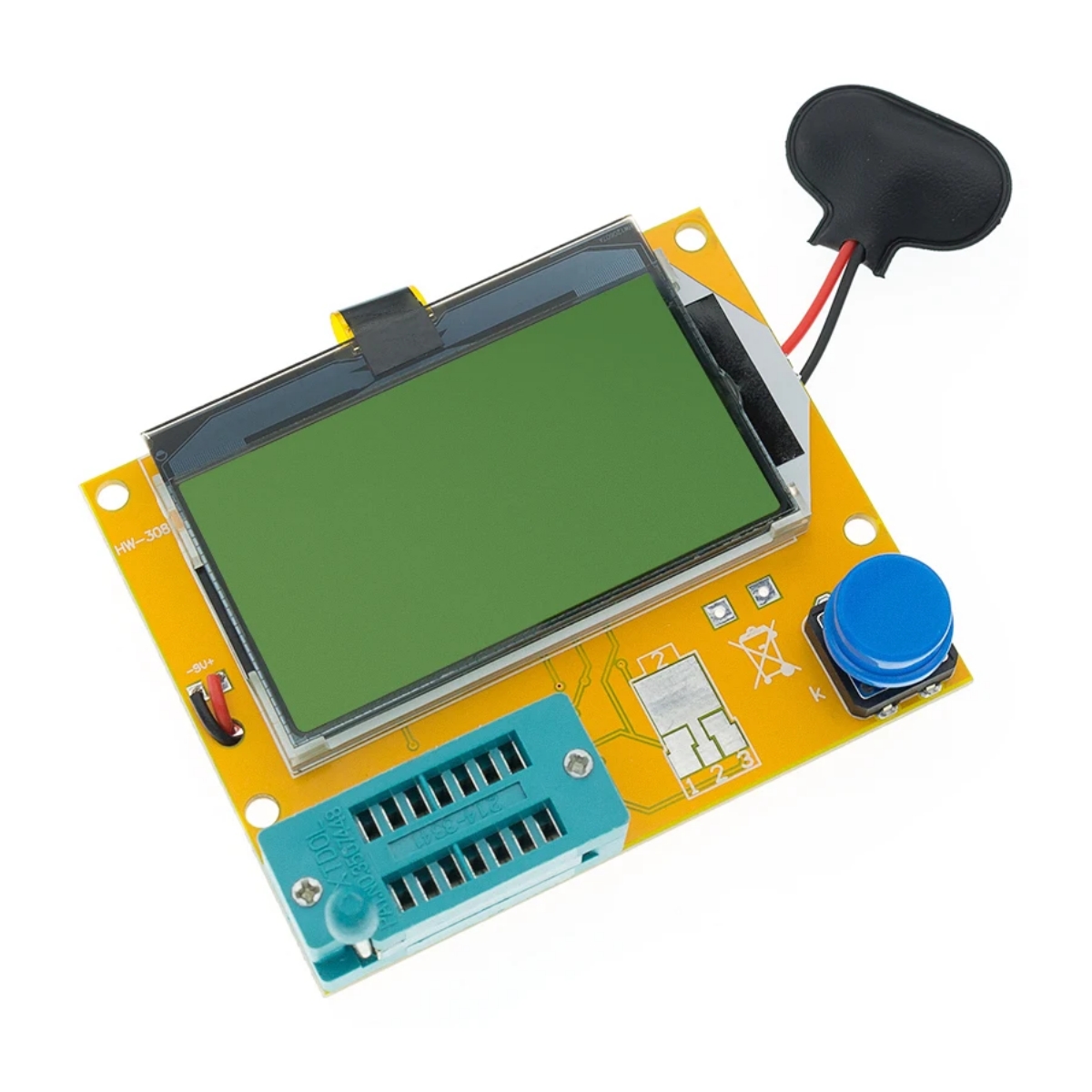 LCR-T4 12846 ЖК-дисплей ATMEGA328, цифровой тестер транзисторов, измеритель подсветки, диод, триод, емкость ESR MOS/PNP/NPN L/C/R B03