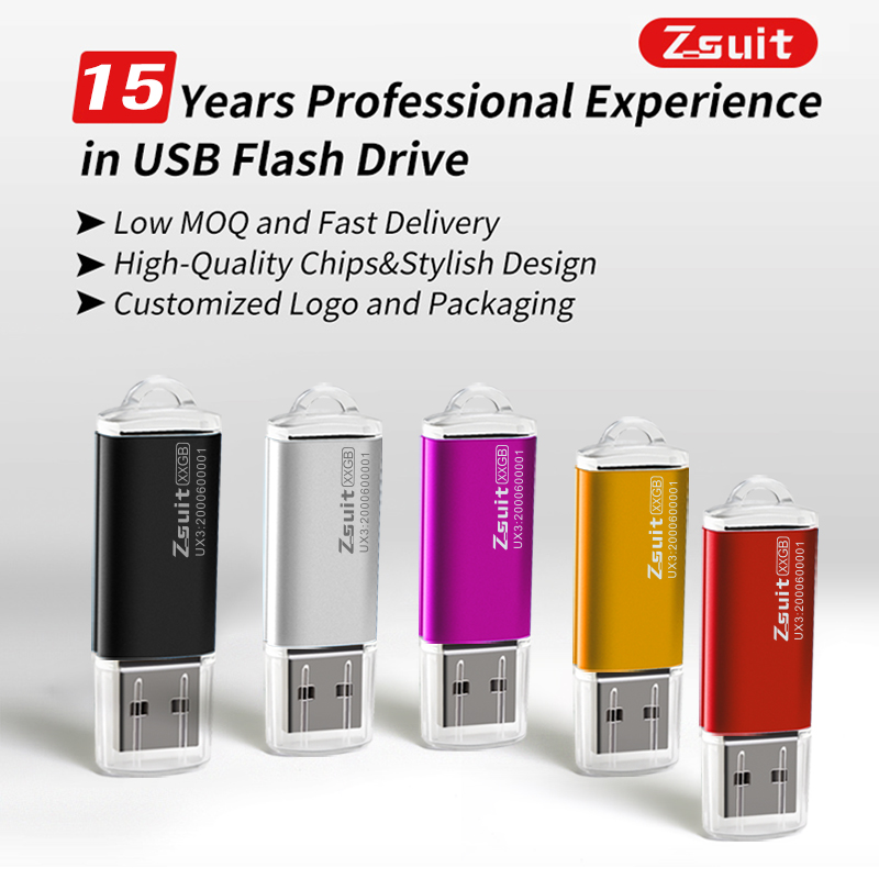 Zsuit-Clés USB étanches personnalisées gratuites, clé USB, disque U, 2 Go, 4 Go, 8 Go, 16 Go, 32 Go, 64 Go, cadeaux, 10 pièces
