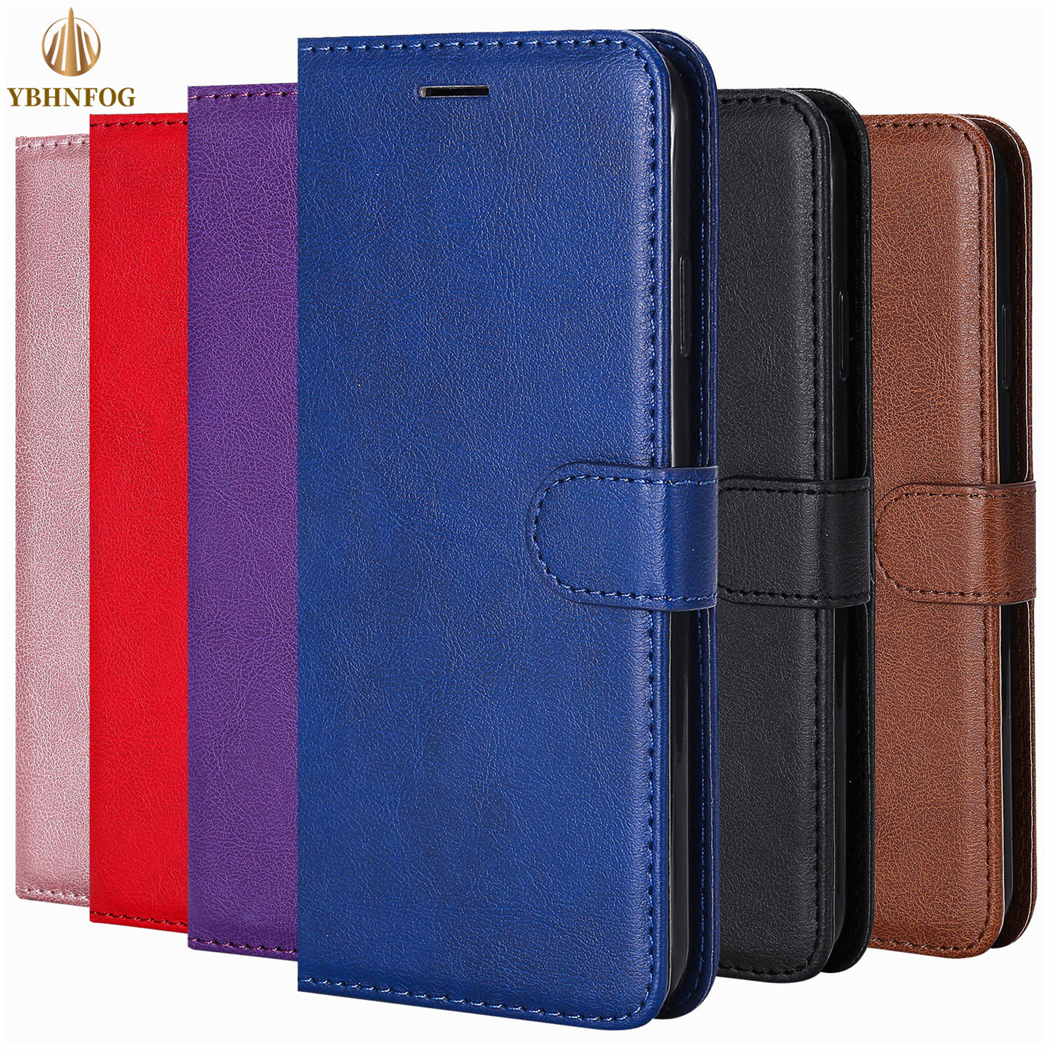 Flip Case für iPhone 16E 15 14 Plus 13 12 Mini 11 Pro Max X XS XR 6 6S 7 8 Plus Leder Kartenfächer Brieftasche Halter Stand Cover