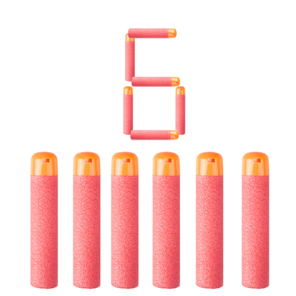 6 шт. Mega для Nerf 9,5 см, красные снайперские винтовки, пули для дартса, мега-пена, пули с большим отверстием для серии N-Strike Mega