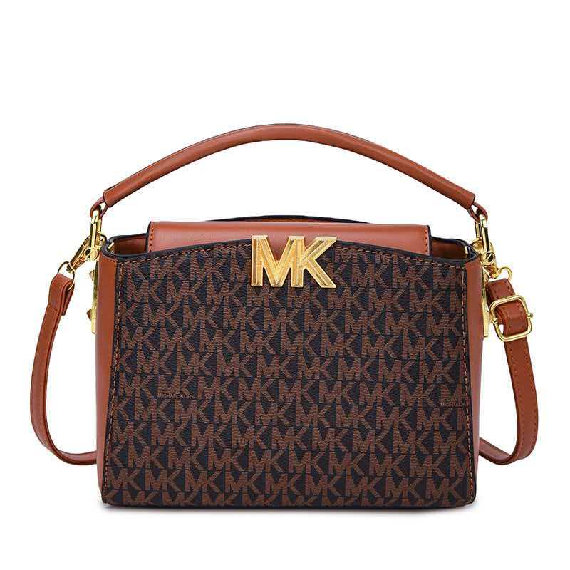 MICHAEL KORS MK2026 Nova Bolsa Feminina Versátil Média para o Dia a Dia, Tipo Sacola e Transversal
