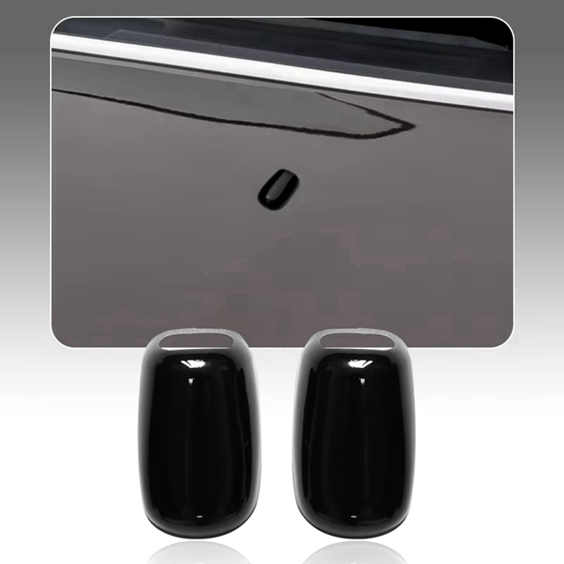 AM-Penutup Semprotan Air Nosel Wiper Mobil Cangkang Dekoratif Hitam untuk Bmw Mini One Cooper S R55 R56 R57 R58 R59 R60 R61