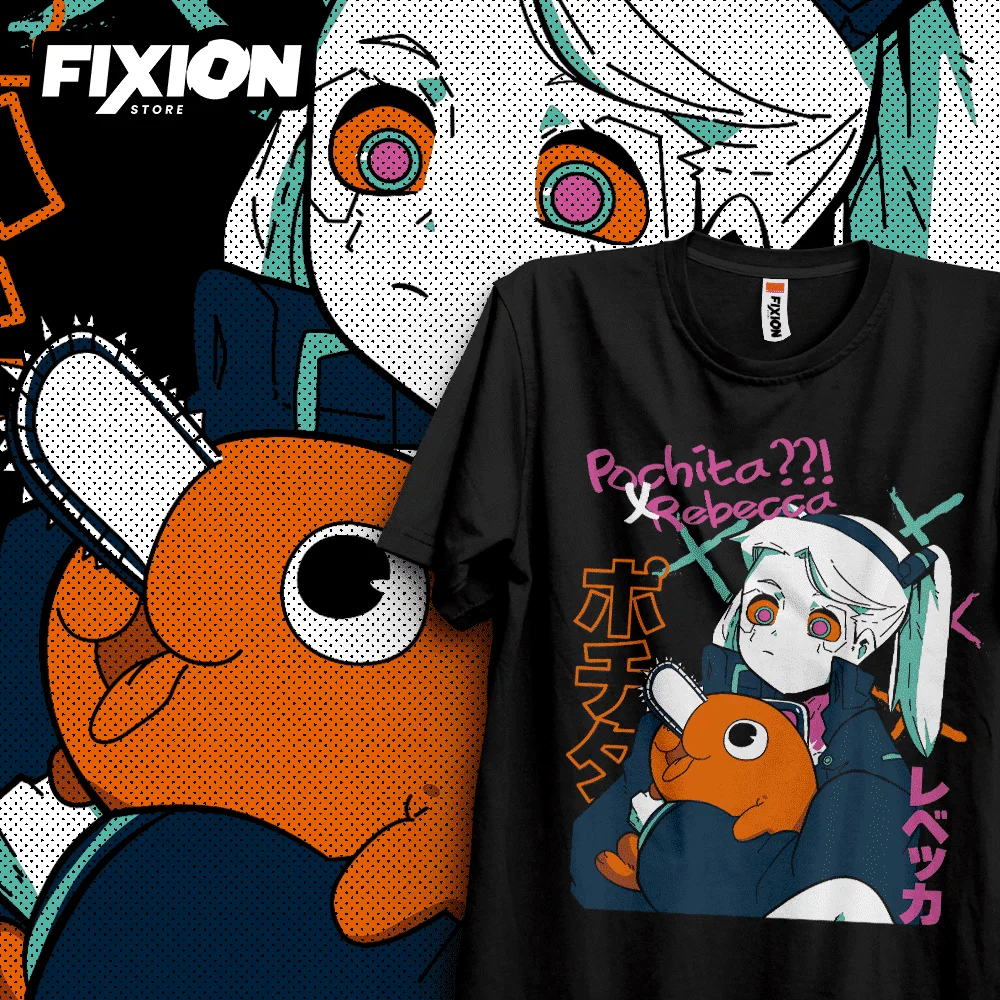 Koszulka z motywem anime Pochita X Rebecca – Mayo [N] # 3 Mange Tee