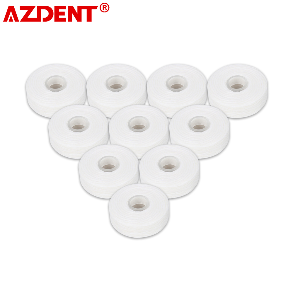 10 Rolls/Pack Dental Floss Pick Ingebouwde Spoel Platte Draad Tanden Bleken Tanden Reinigen Wax Mint Smaak Tandenstoker Tanden Flosser