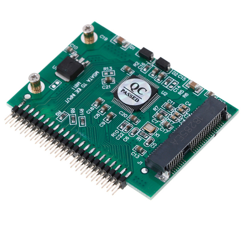 mSATA zu IDE Konverter Riser Board 44Pin Solid State Disk MINI PCI-E MSATA SSD zu 1,8 zoll 3,3 V IDE/ 2,5 zoll 5 V IDE Adapter Karte