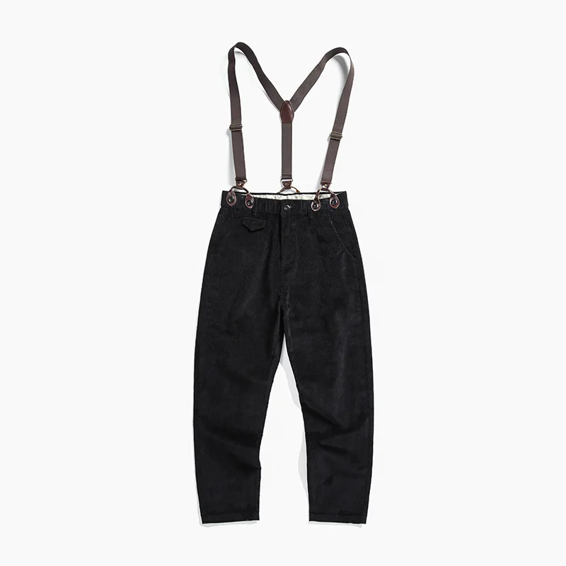 Pantalones Retro cómodos pantalones deportivos casuales Punk estilo británico monos para hombres nuevo caballero adulto suelto avanzado de gama alta