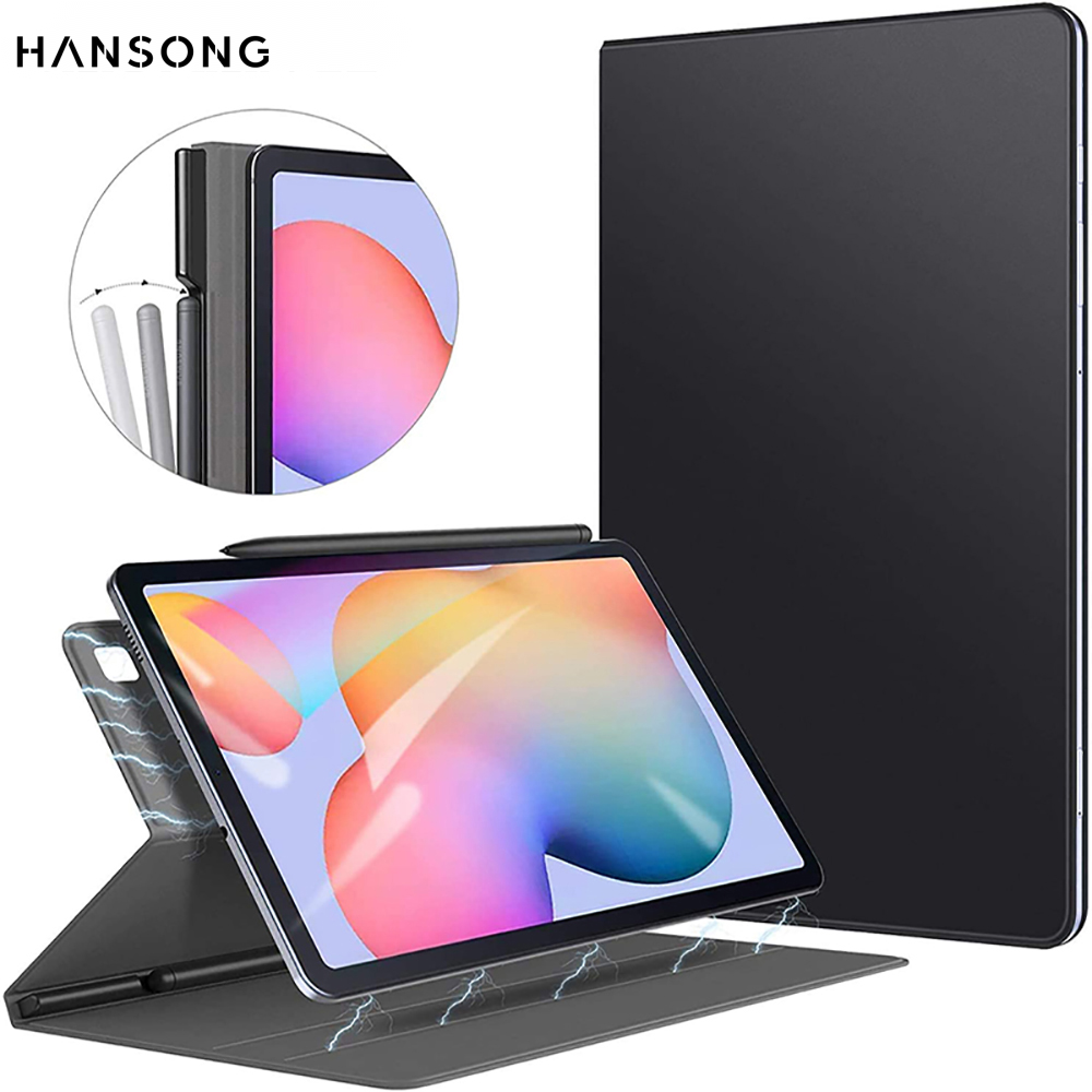 กรณีแท็บเล็ตสําหรับSamsung Galaxy Tab S6 Lite 10.4inสมาร์ทแม่เหล็กสําหรับGalaxy S7/S8/S9 11in Plus 12.4in S8/S9 Ultra 14.6in
