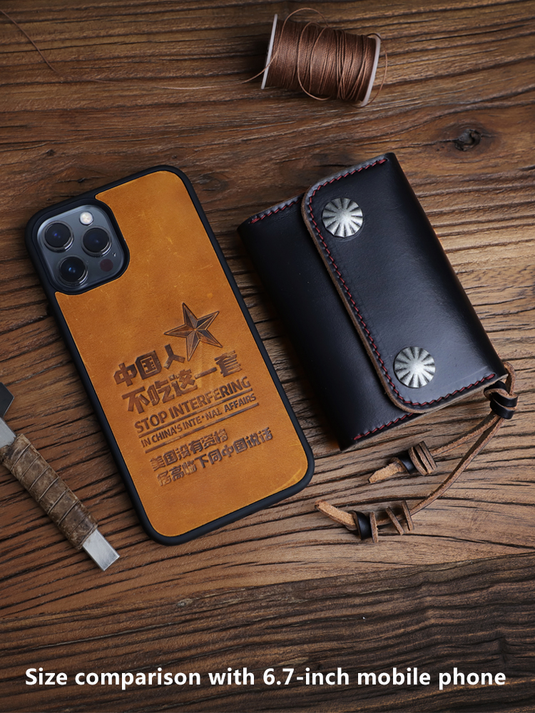 Handgemaakte Lederen Card Wallet Horween Chromexcel Lederen Kaarthouder Portemonnee Kleine Mini Geld Bag Kaartsleuf Case