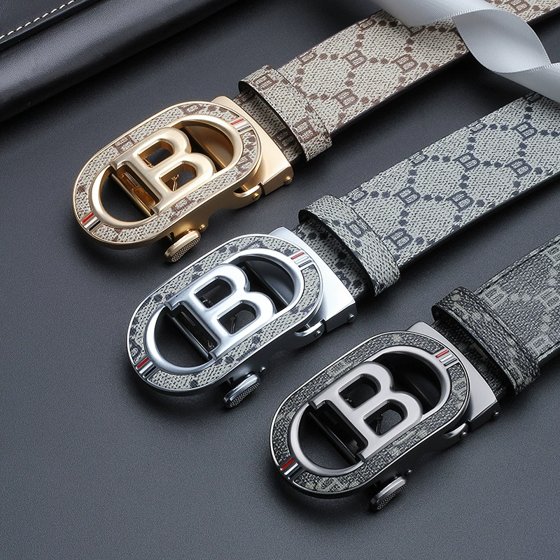Ceinture pour hommes ceinture à la mode pour hommes lettre boucle ceinture mâle patron Style d'affaires marque de luxe