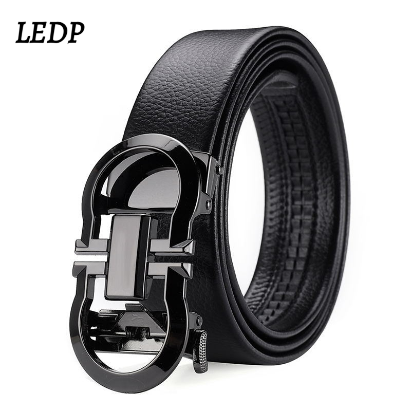 Designers riem voor heren, luxe stijl, hoge kwaliteit, 3,5 cm automatische gesp, zakelijk casual lederen riem voor heren