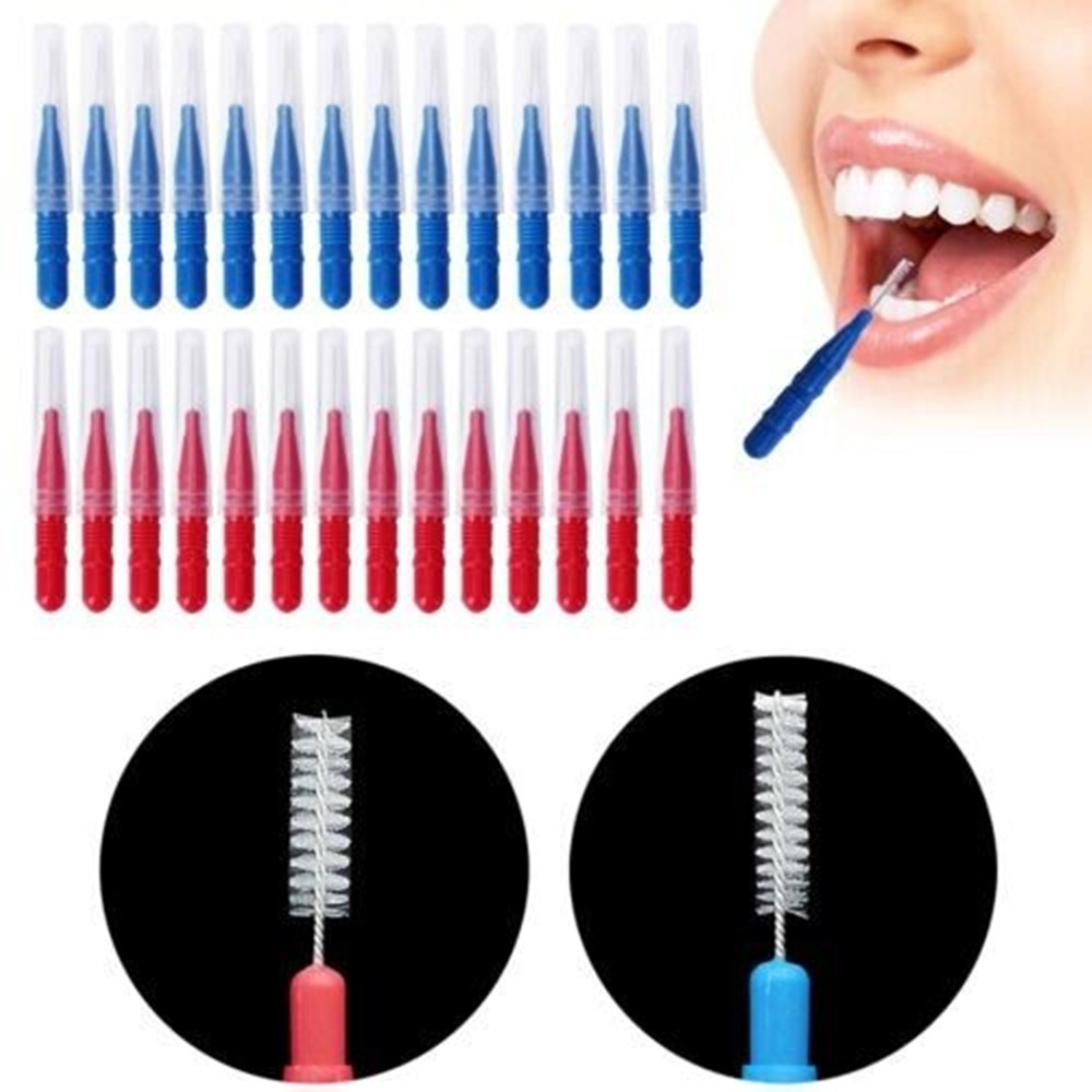 10 Pcs 치간 칫솔 추천 Flosser 이쑤시개 클리너 교정기 브러쉬 Flossing 위생 브러시 청소 도구 2 5mm 3mm