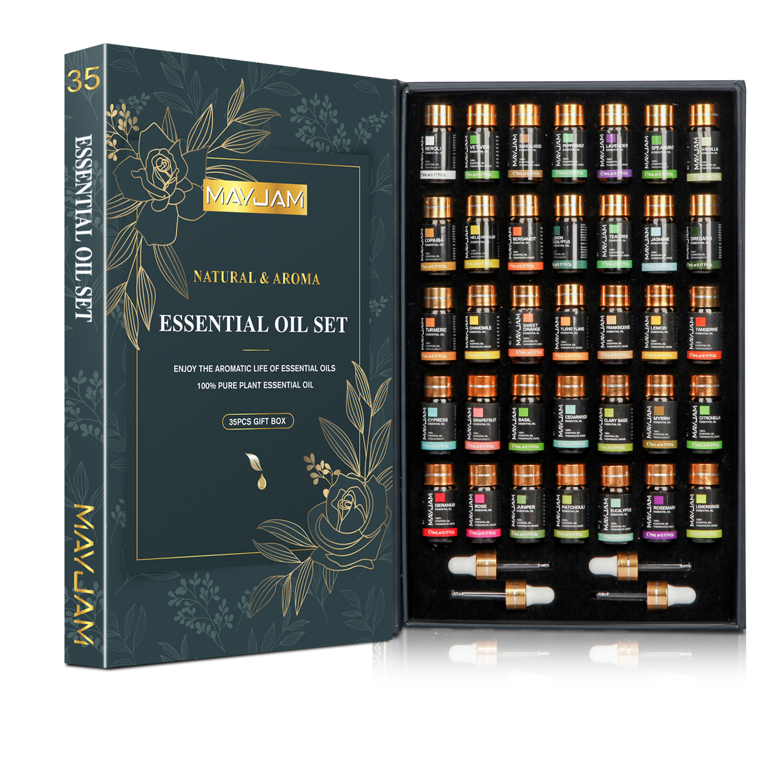 MAYJAM 35 pz/set Oli Essenziali Per Umidificatore Diffusore Bruciatore Candela Profumata Saponi Deodorante per ambienti Spedizione Veloce