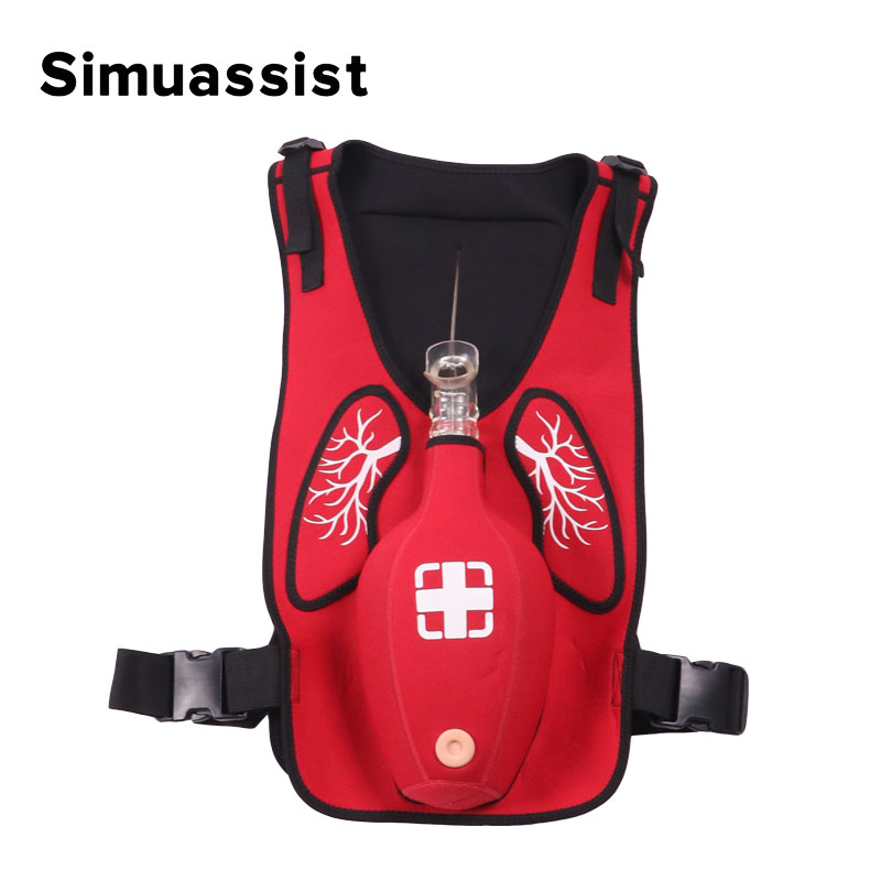 First AidการฝึกอบรมHeimlichการฝึกอบรมเสื้อกั๊กChoking Trainer Tracheal Blockageเสื้อกั๊กสวมใส่ผู้ใหญ่Infarctionการสอนรุ่น
