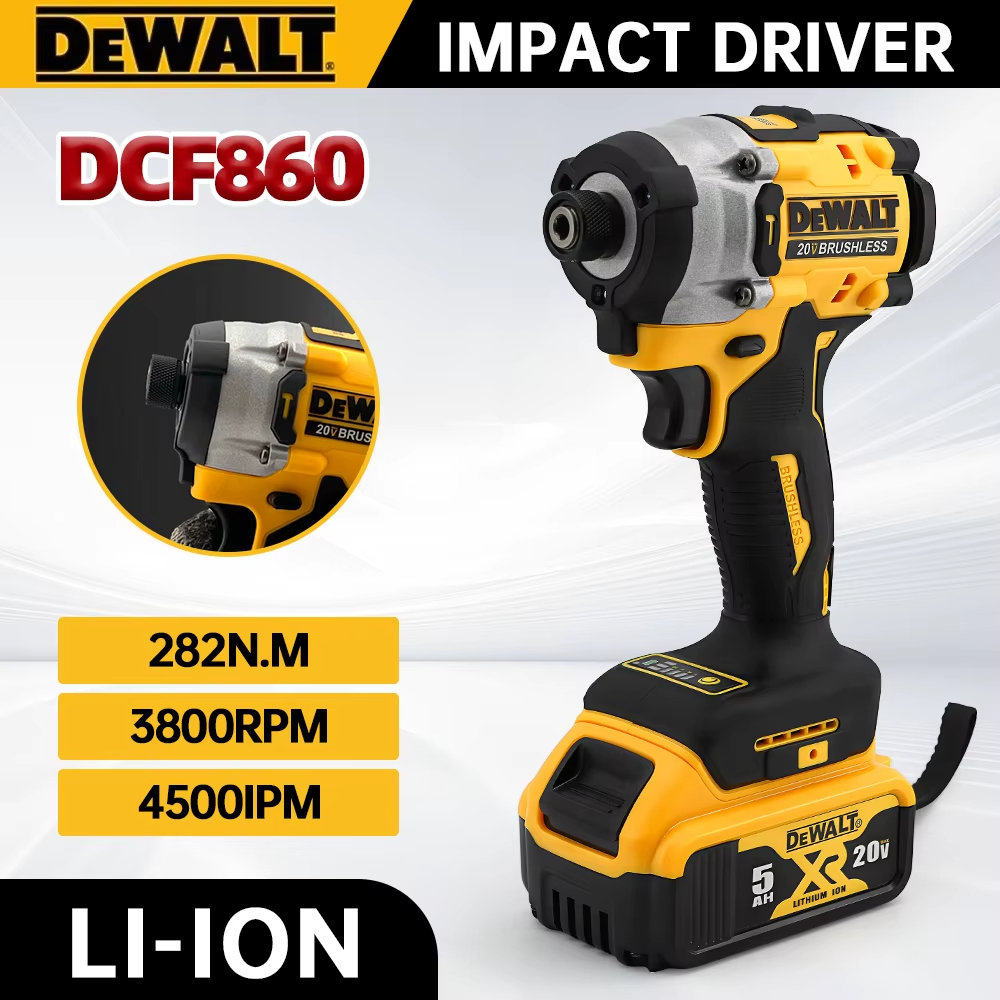 Dewalt DCF860 Trapano/Driver Compatto Senza Fili 20V Trapano Elettrico Brushless Cacciavite Multifunzionale Utensili Elettrici Ricaricabili