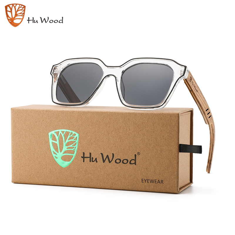 HU WOOD солнцезащитные очки женские дизайнерские модные поляризационные солнцезащитные очки мужские люксовый бренд синие линзы UV400 солнцезащитные очки GR8061