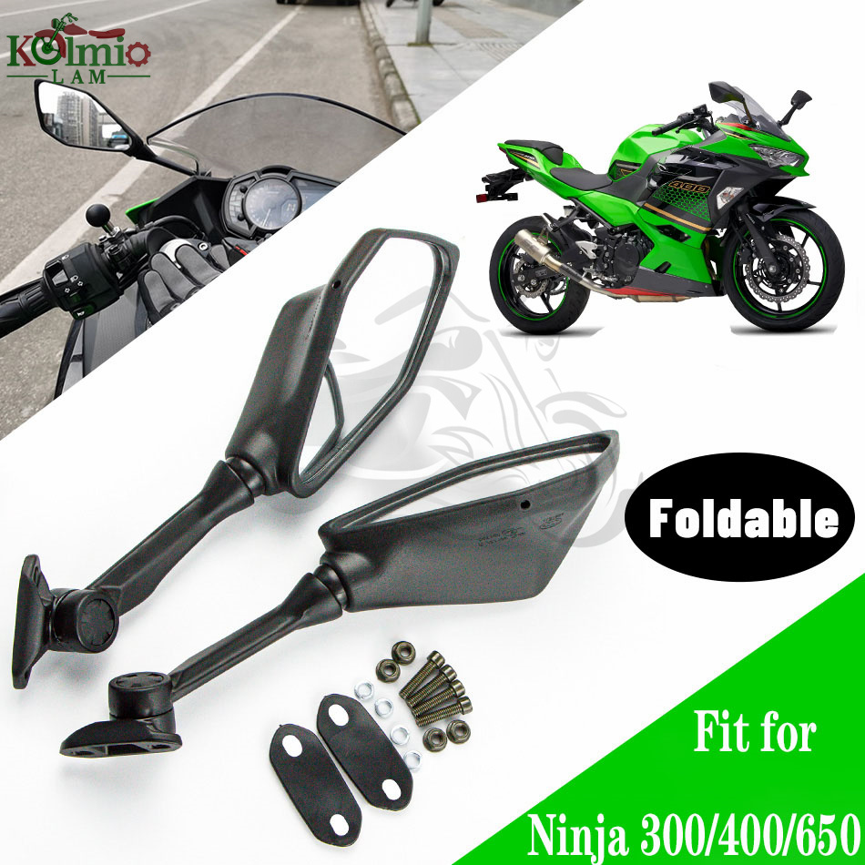 Passend für KAWASAKI NINJA 650 400 300 Motorradzubehör Rückspiegel EX650 EX400 EX300 Seitenrückspiegel Ninja 400