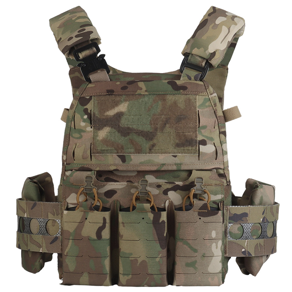 Tactical Vest Ferro Plate Carrier V5 FCPC Militar Hunting Airsoft Vest Body Armor Portable MOLLE Systems Triple Magazine Pouch