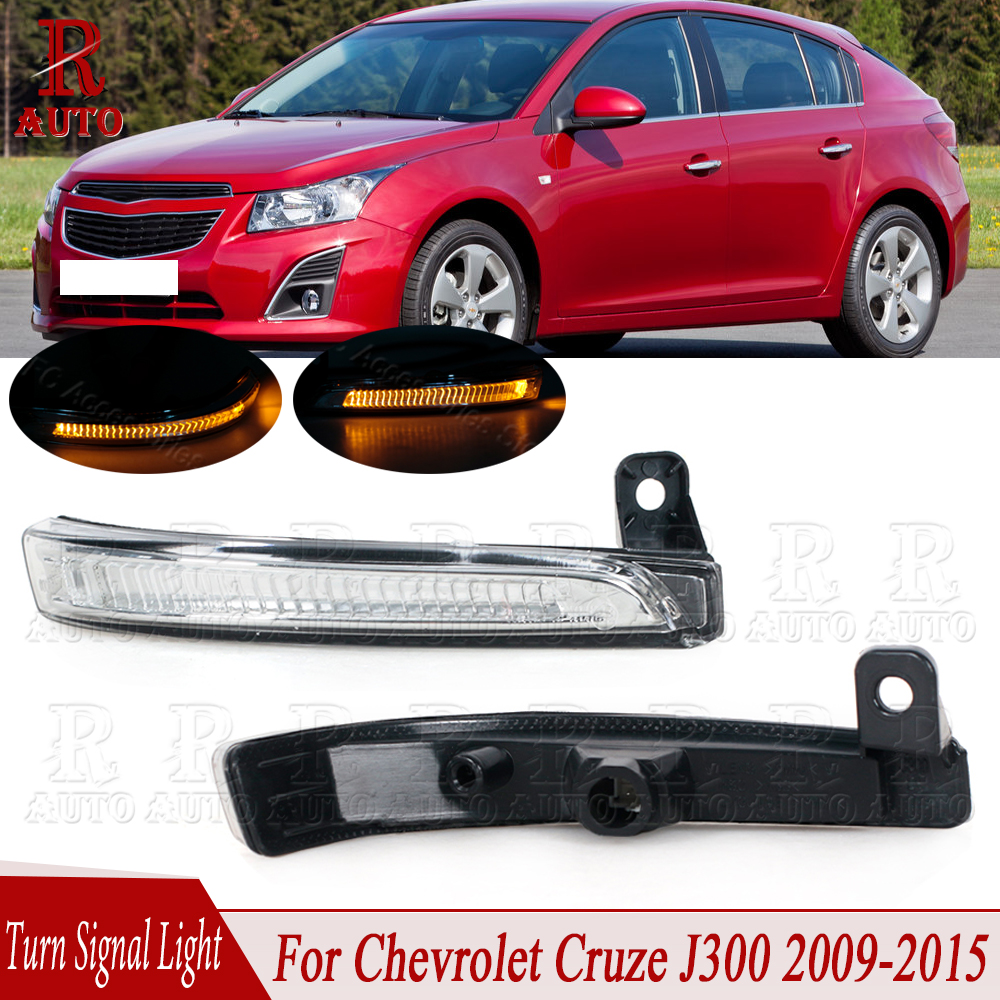 R-AUTO Richtingaanwijzer Auto LED Achteruitkijkspiegel Licht 94537661 94537660   Voor Chevrolet Cruze J300 2009 2010 2011 2012-2015