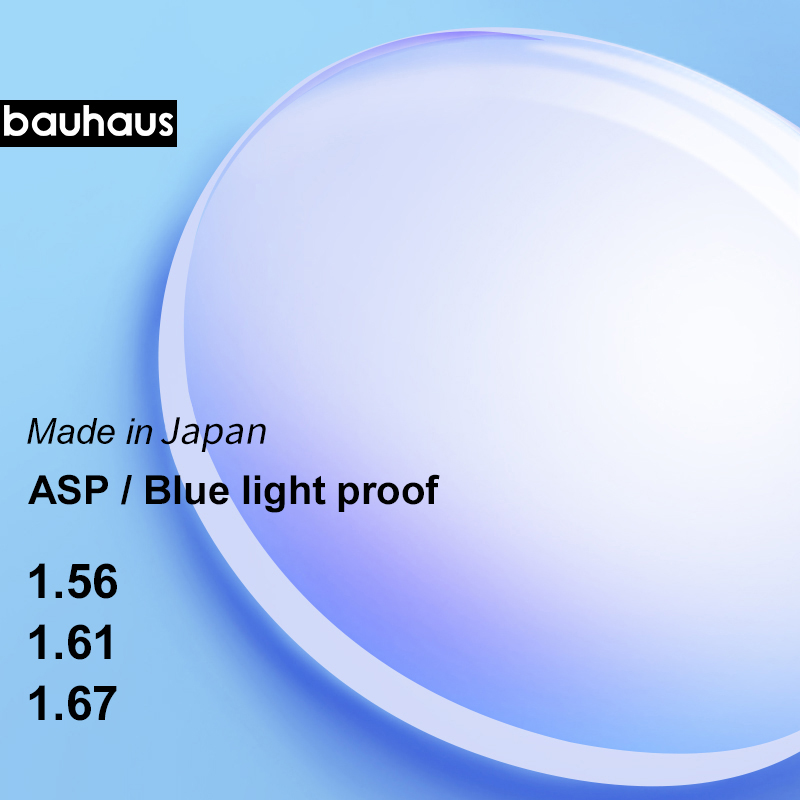 ญี่ปุ่น Anti-Blue เลนส์ High Index Aspherical สายตาสั้น/สายตายาว Presbyopia Prescription Optical เลนส์คอมพิวเตอร์สําหรับตา Protectio