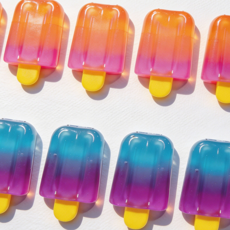 random color NeeDoh Nice-Sicle Popsicle Sensory Squeeze Super Solid Squish Stress Relief for Adults Summer Easter Gift