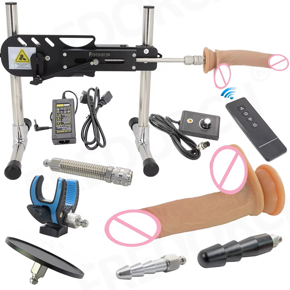 NOUVEAU 2025 – Machine sexuelle réglable 3-9 cm avec télécommande pour femmes – Jouet sexuel 80/86W – Machine d'amour