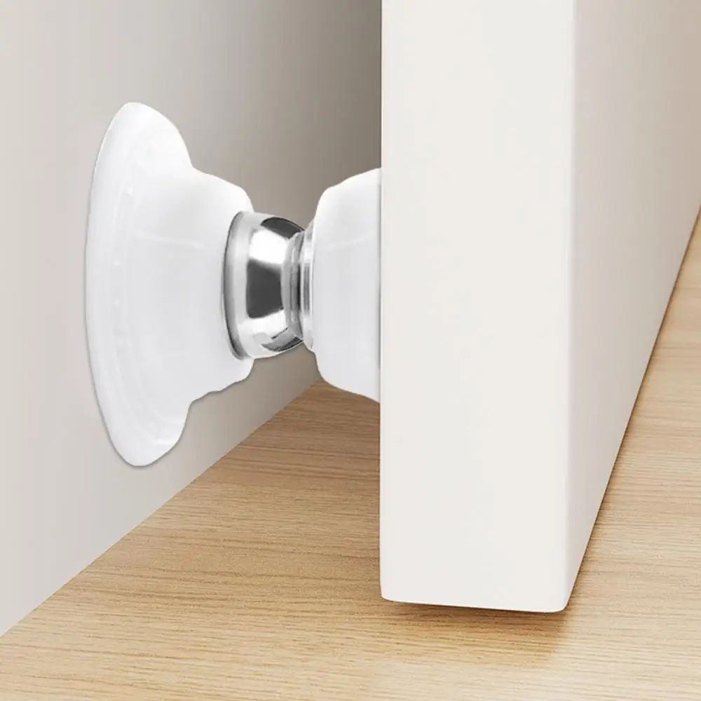 1 pz porta magnetica succhia hotel domestico forte magnetico forte porta muta tocco silicone anti-collisione porta stalla fermaporta