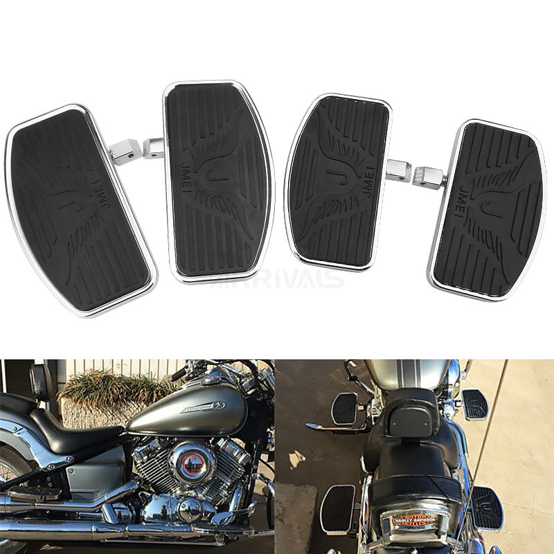 Motorfiets Voor Achter Brede Voet Rider Driver Voetsteun Floorboards Voor Honda Shadow Voor Yamaha Dragstar Voor Kawasaki Vulcan
