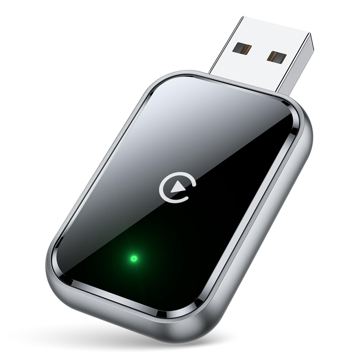 BABQ Adaptateur CarPlay sans fil pour iPhone, converti fil en sans fil, taille mini, USB et USB-C, sans délai