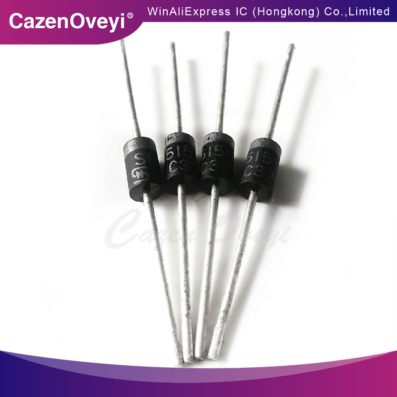 Diodo Schottky SR515 SB515 DO-41 da 10 pezzi