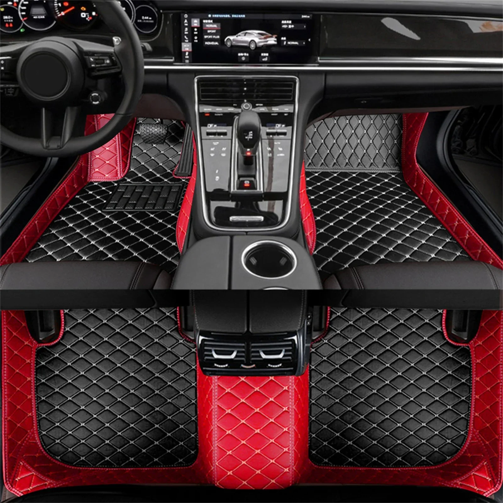 Tapis de sol de voiture personnalisés pour documents, détails intérieurs, accessoires, tapis pour Kia K9 2013-2017, Cadenza Carnival Niro OpVIL 2004-2008