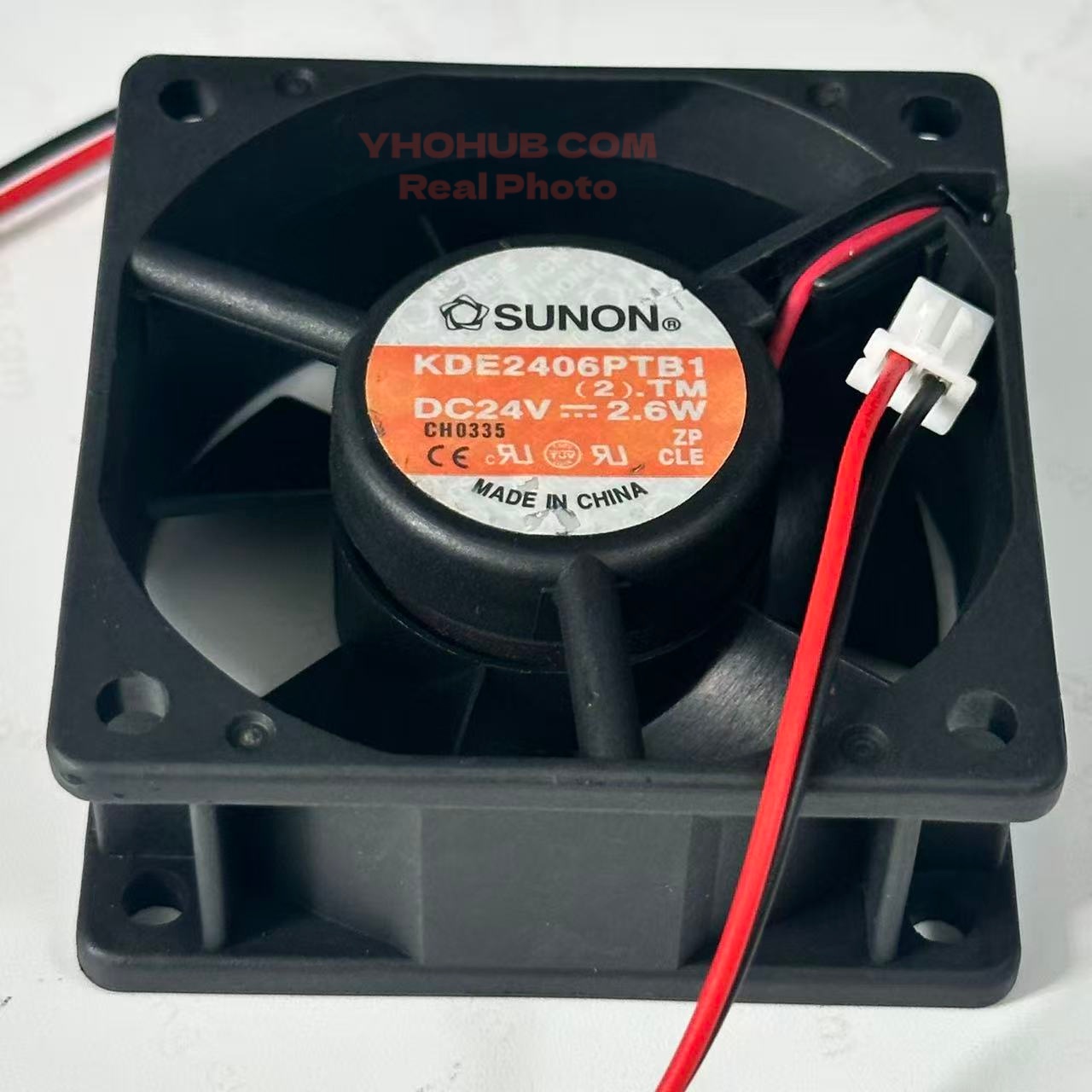Kipas Pendingin SUNON KDE2406PTB1 DC 24V 2.6W 60x60x25mm