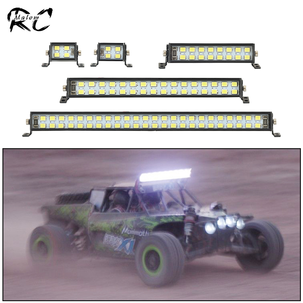 Super jasna listwa świetlna LED RC Car Roof Lamp CH3 Control dla 1/10 RC Crawler Axial Capra SCX10 II 90046 RGT EX86100 TRX6 TRX4 D90