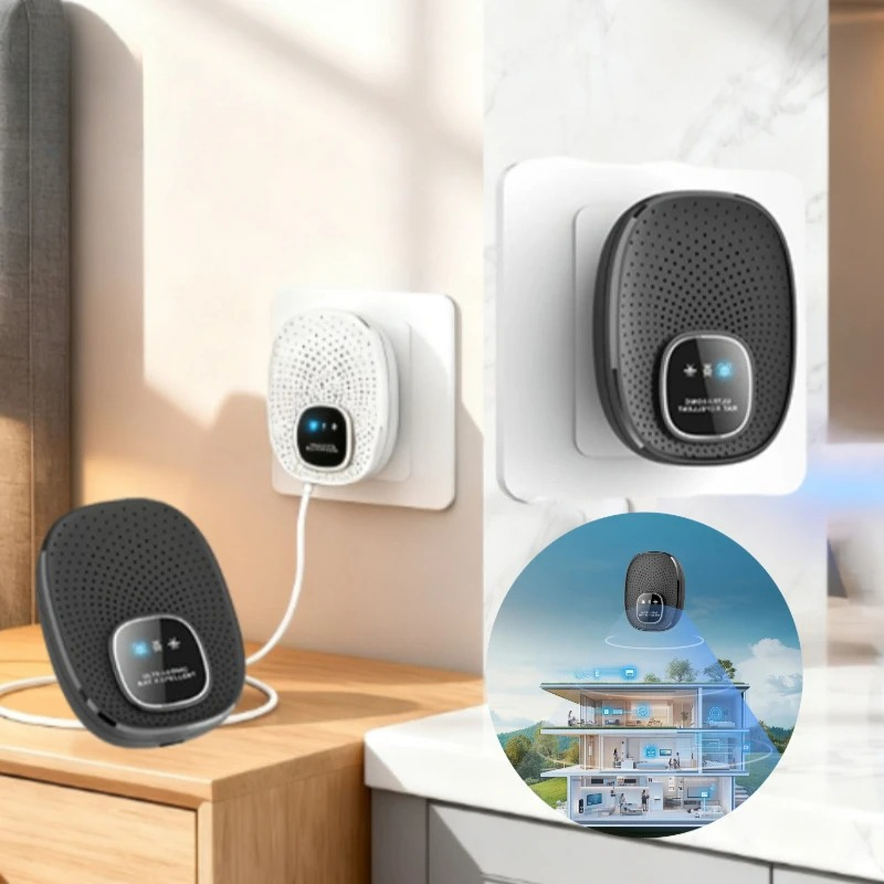 Ultrasoon knaagdierdodend vangapparaat Thuis Multifunctioneel Intelligent Oplaadbaar voor huishoudelijke slaapkamers Anti-knaagdieren