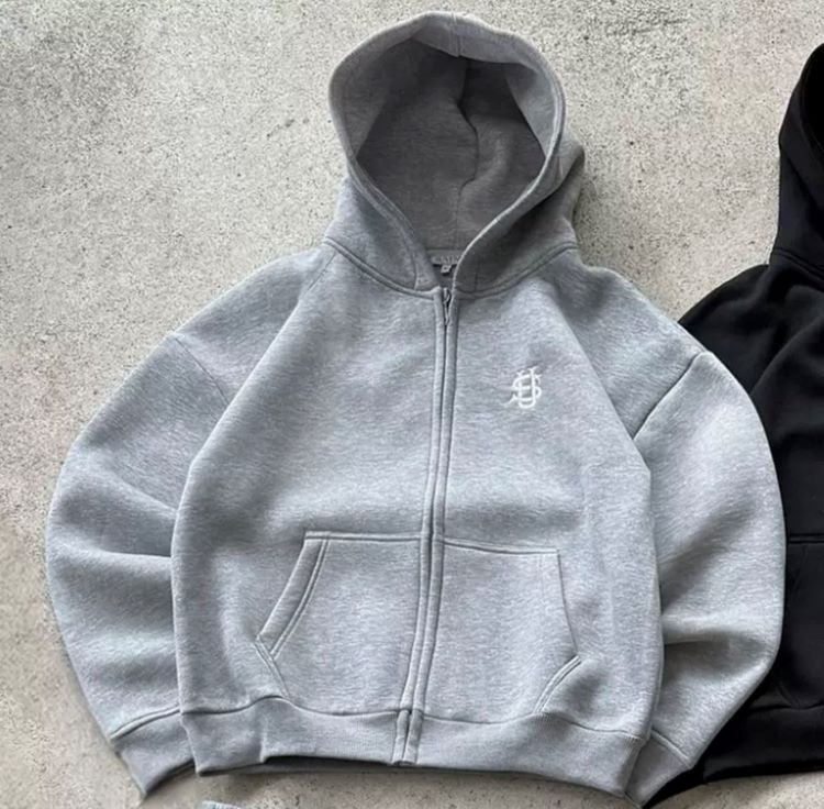 Y2k Modische Klassische Straße Casual Gedruckt Weibliche Hoodies Oversize Lose Sweatshirts Paar Hip Hop Stile Zip Hoodie vintage