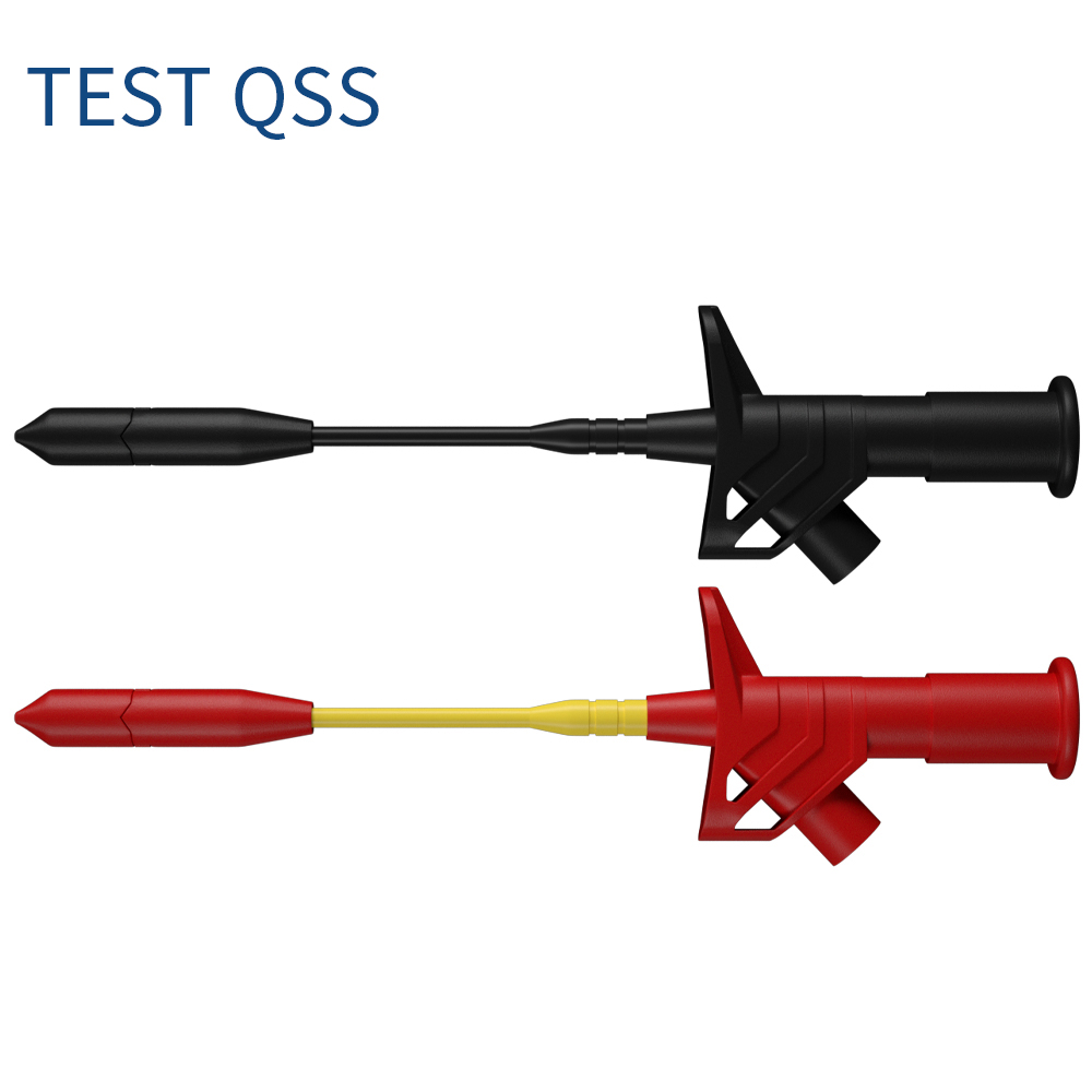 Измерительный зонд QSS из нержавеющей стали для проверки на прокол, полностью изолированная игла для прокола проводов с разъемом типа «банан» 4 мм Q.30019