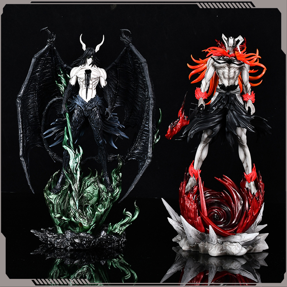 30 centimetri Bleach Anime Kurosaki Ichigo Figure Ulquiorra Cifer Figurine In Pvc Gk Statua Modello Collezione di Bambole Camera Decora Scrivania Giocattolo Regalo