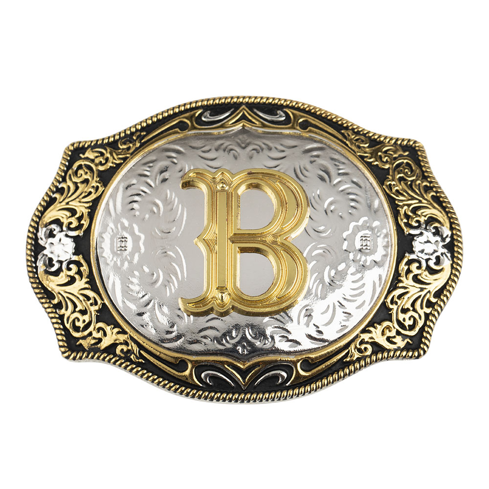 Letters ABC to Z Belt buckle Alloy Cowboy