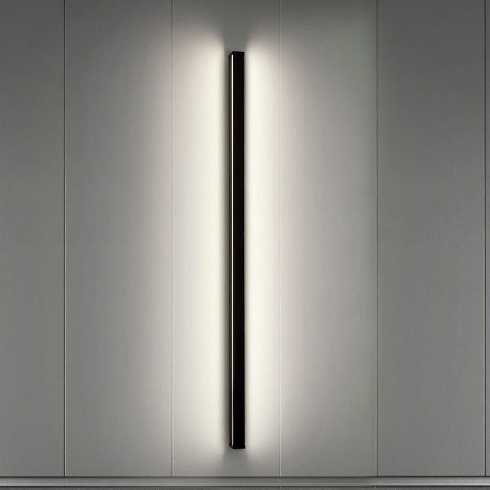 Lange wandlamp moderne eenvoudige lijnstrip wandlamp woonkamer trap achtergrond muurlijn voor binnen slaapkamer nachtkastje licht