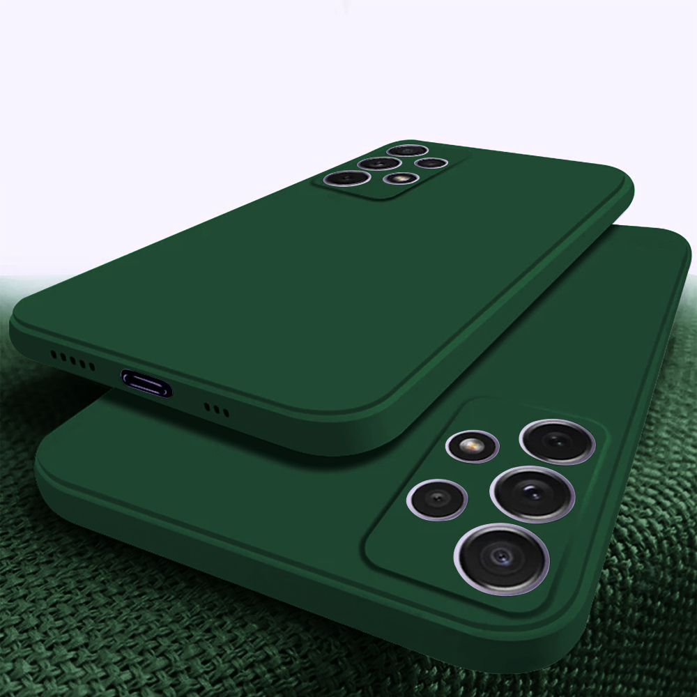 Funda de silicona Ultra líquida para Samsung Galaxy A54 A34 A24 A14 A53 A73 A52 A72 A51 A31 A32 A33 A13 A23 S20 S21 FE S22 S23