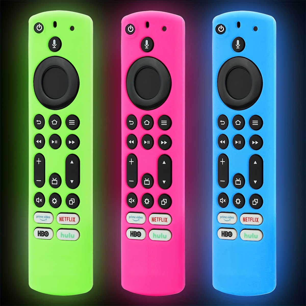 1 opakowanie świecącego w ciemności silikonowego etui na pilota do pilota Fir TV Alexa Voice Remote, Fir TV Omni Series, pilota TV 4-Series, Toshiba/Insig